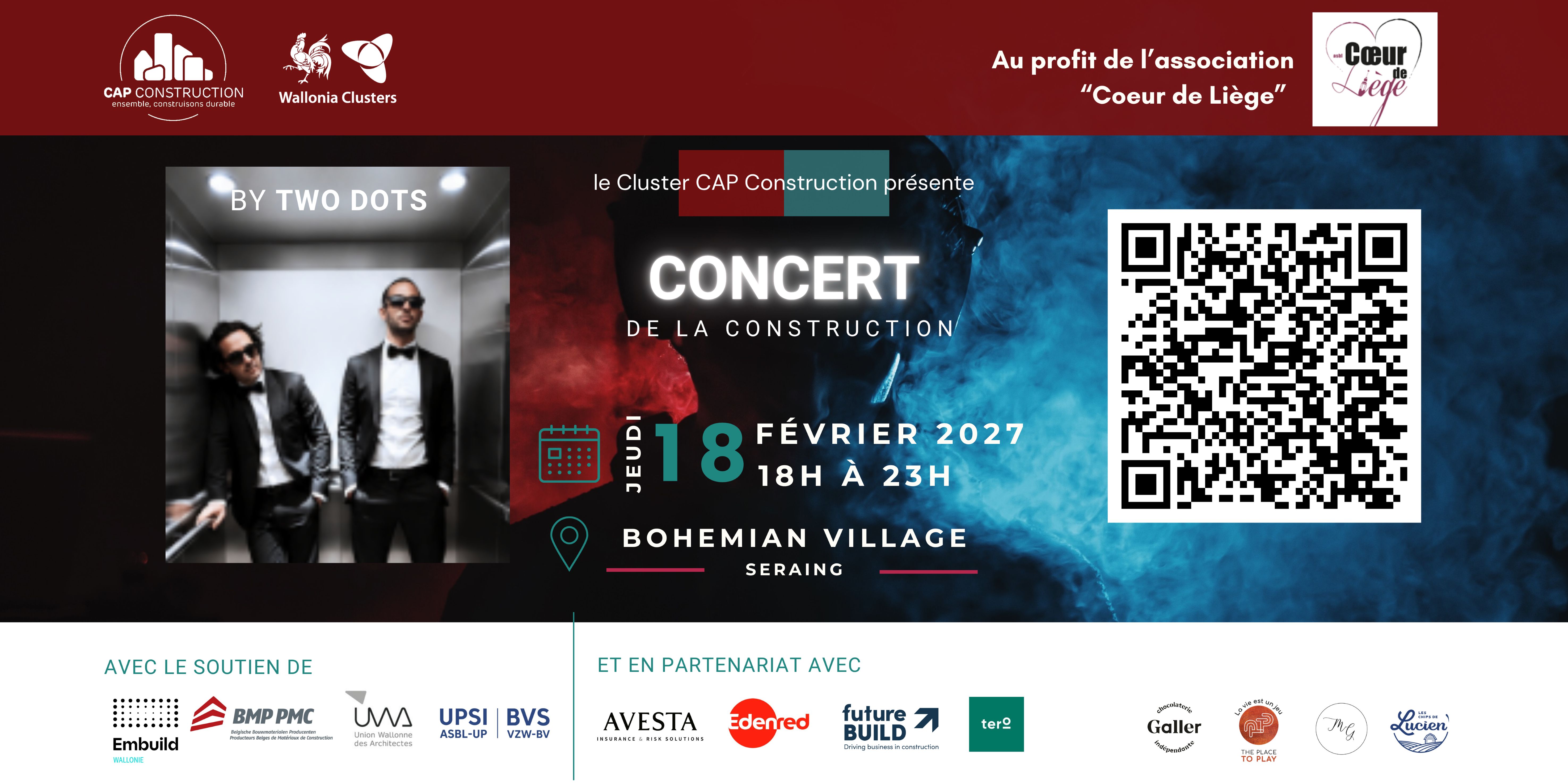 Affiche Le Concert de la Construction 2027 by CAP Construction