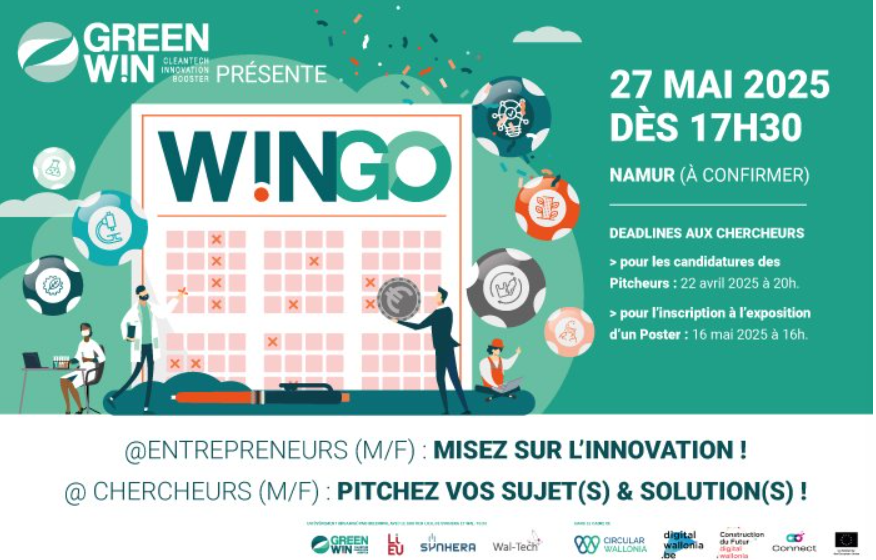 W!nGO: un RDV où les Entrepreneurs (F/H/X) découvrent et rencontrent les Chercheurs (F/H/X) !