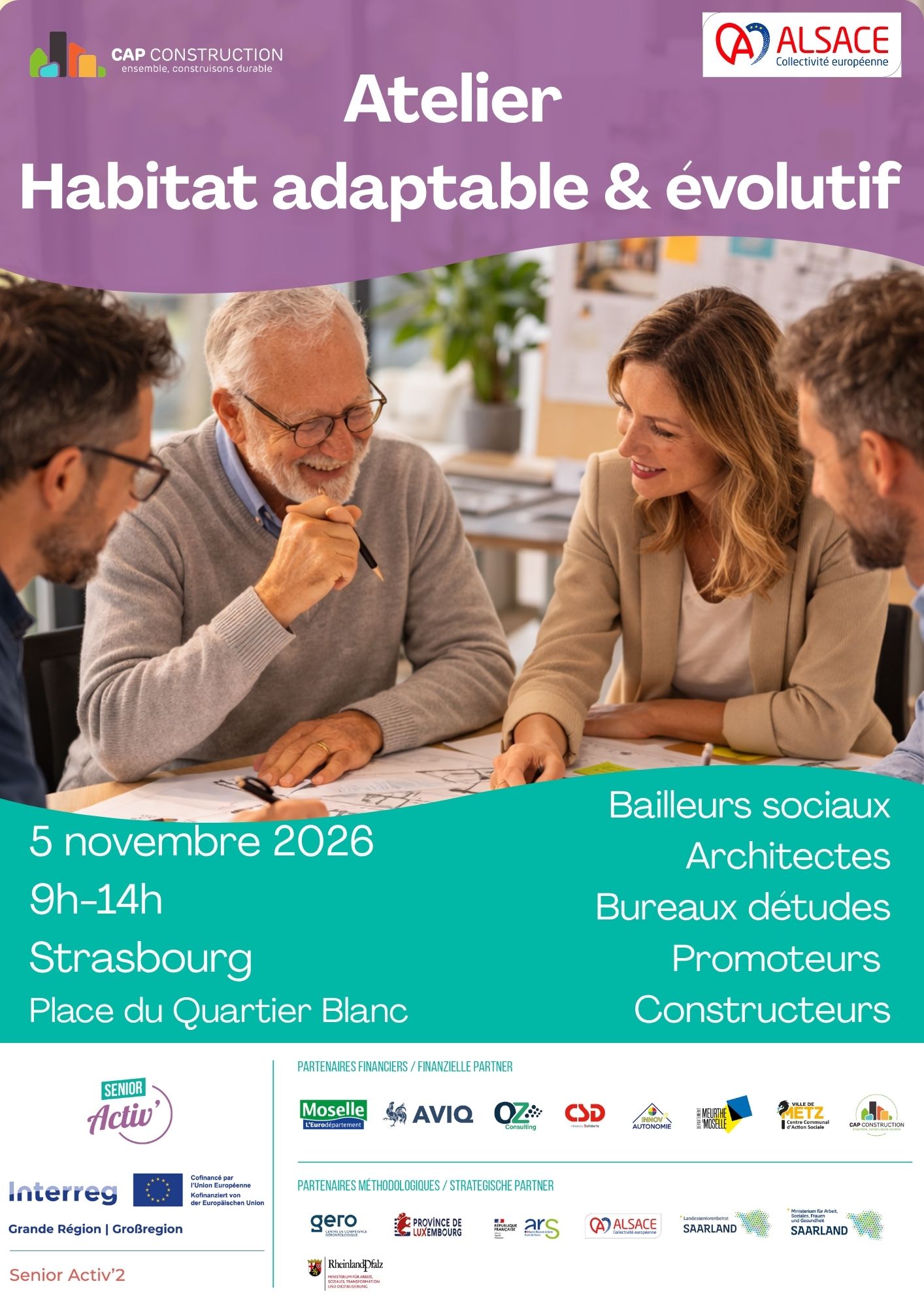 Affiche Atelier référentiel habitat - Strasbourg
