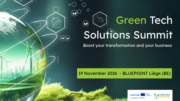 Affiche Green Tech Solutions Summit 2026 : L'Innovation au Service de l'Économie Circulaire