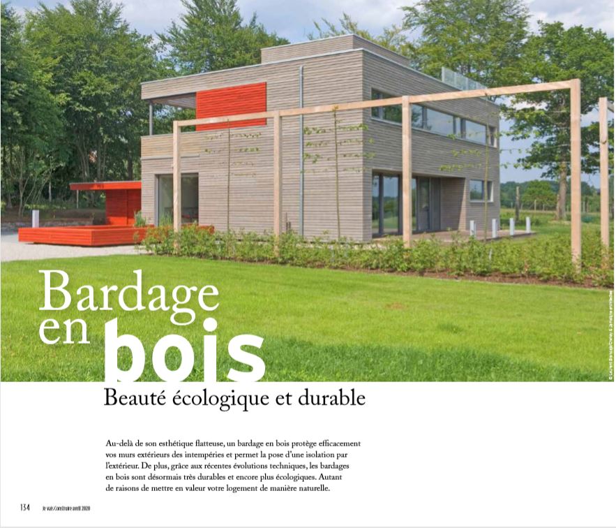 L'article du mois: Bardage en bois, beauté écologique et durable