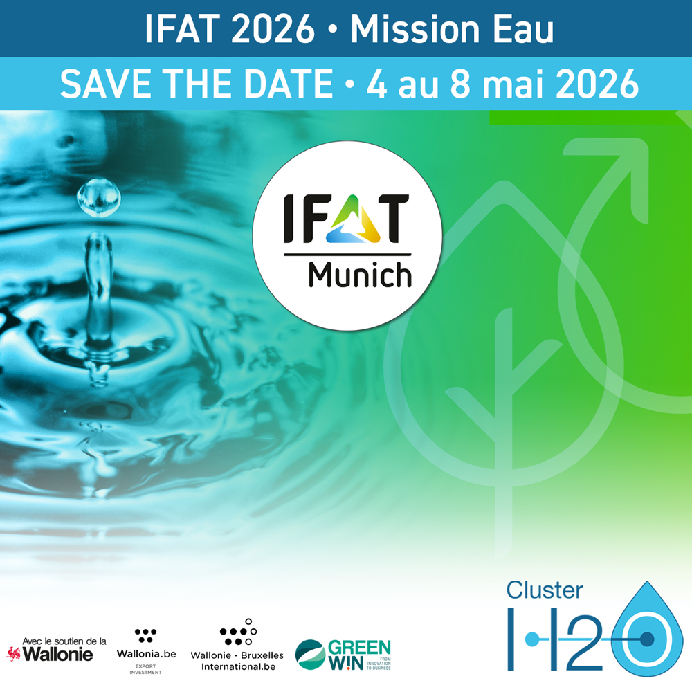 Affiche IFAT 2026 • Mission Eau • 4 au 8 mai 2026