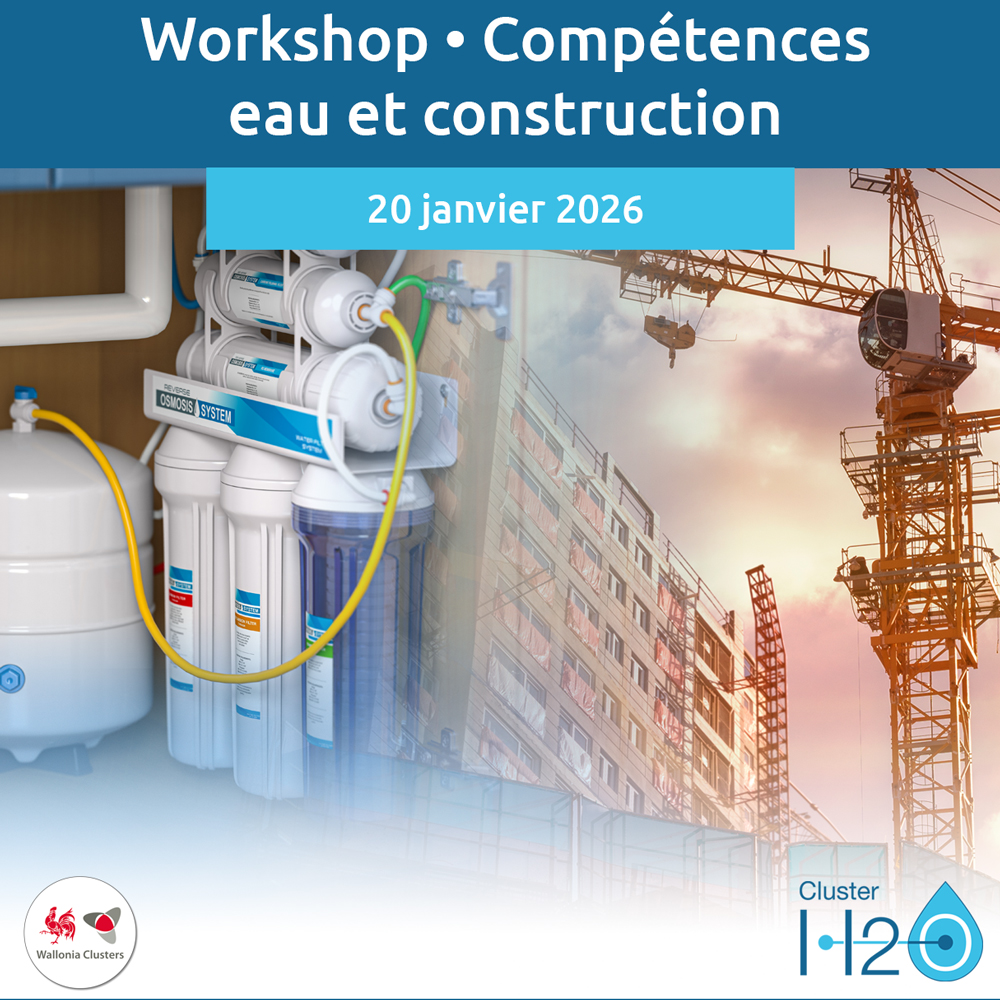 Affiche Workshop  • Compétences eau et construction • 20 janvier 2026