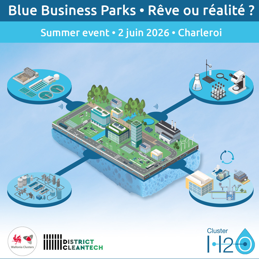 Affiche Summer Event H2O • Blue Business Park : rêve ou réalité ? • 2 juin 2026