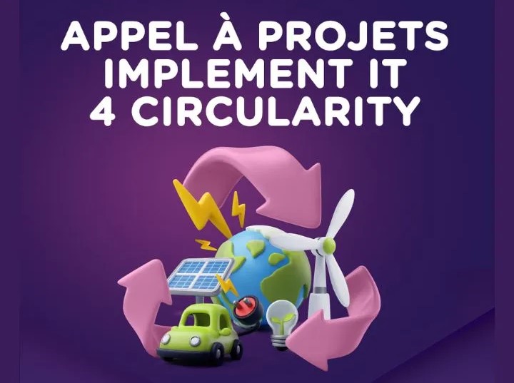 Ouverture du 2ème appel à projets Implement IT 4 Circularity