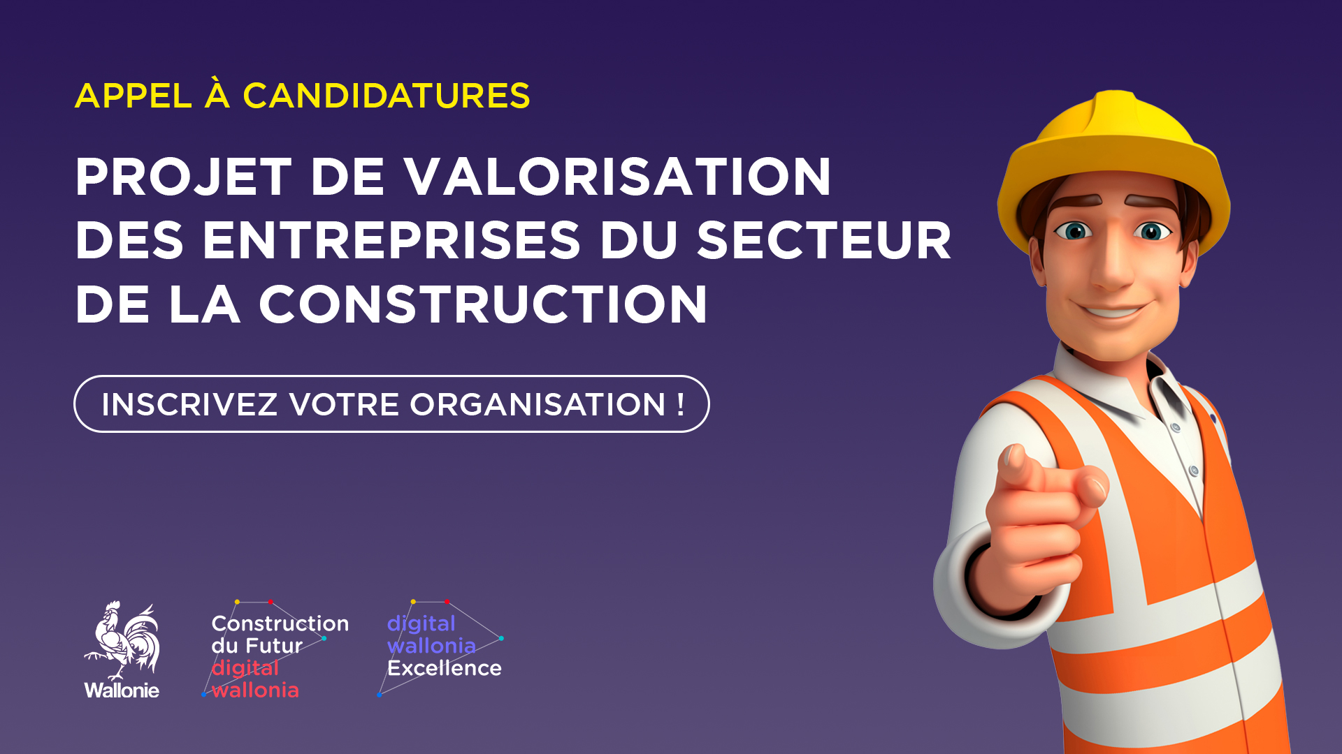Appel à candidature  Projet de valorisation des entreprises du secteur de la construction