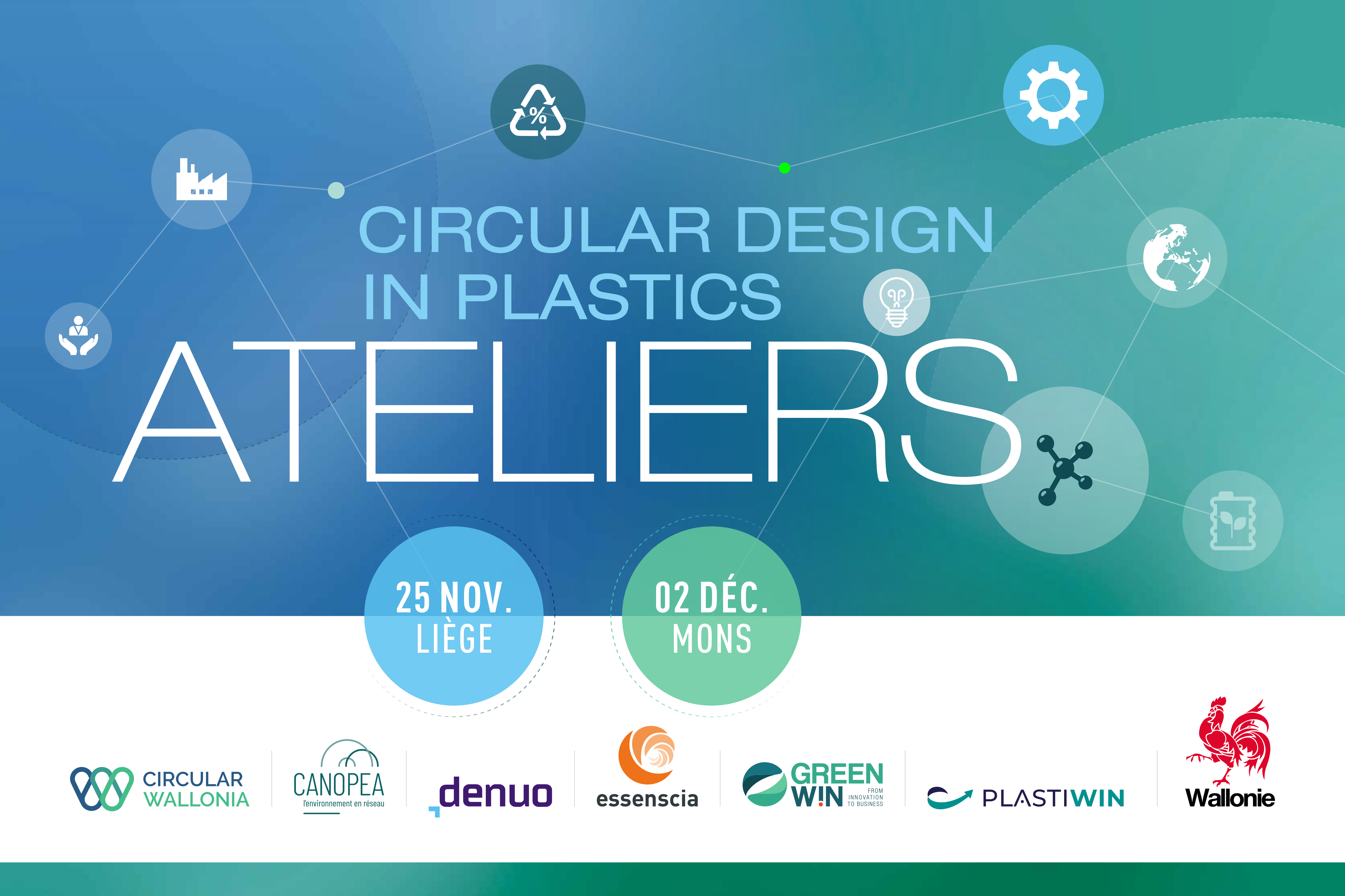 Circular designs in plastics : inscrivez-vous aux ateliers !