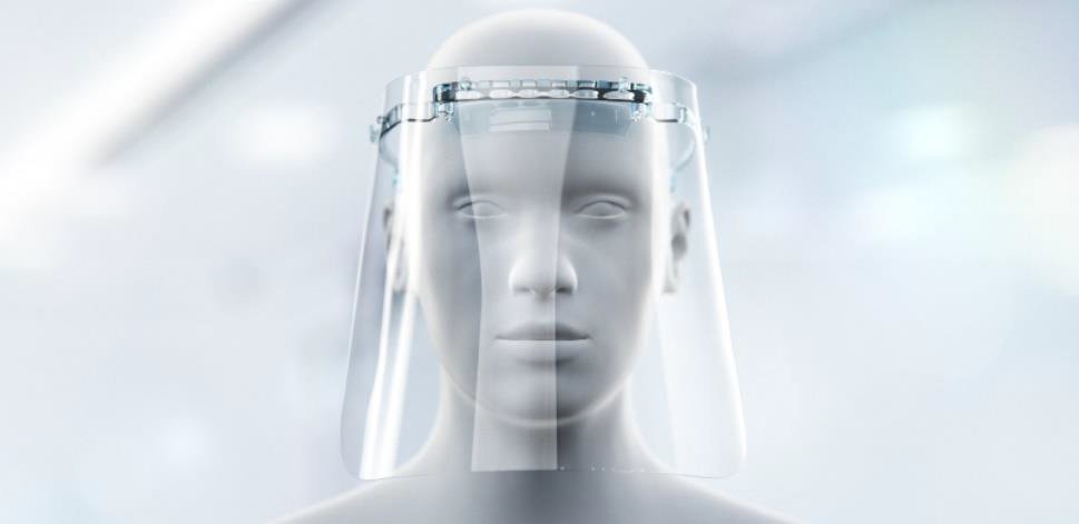 Visières de protection - Une production belge avec 2 membres de Plastiwin (Grando & HTP Europe)