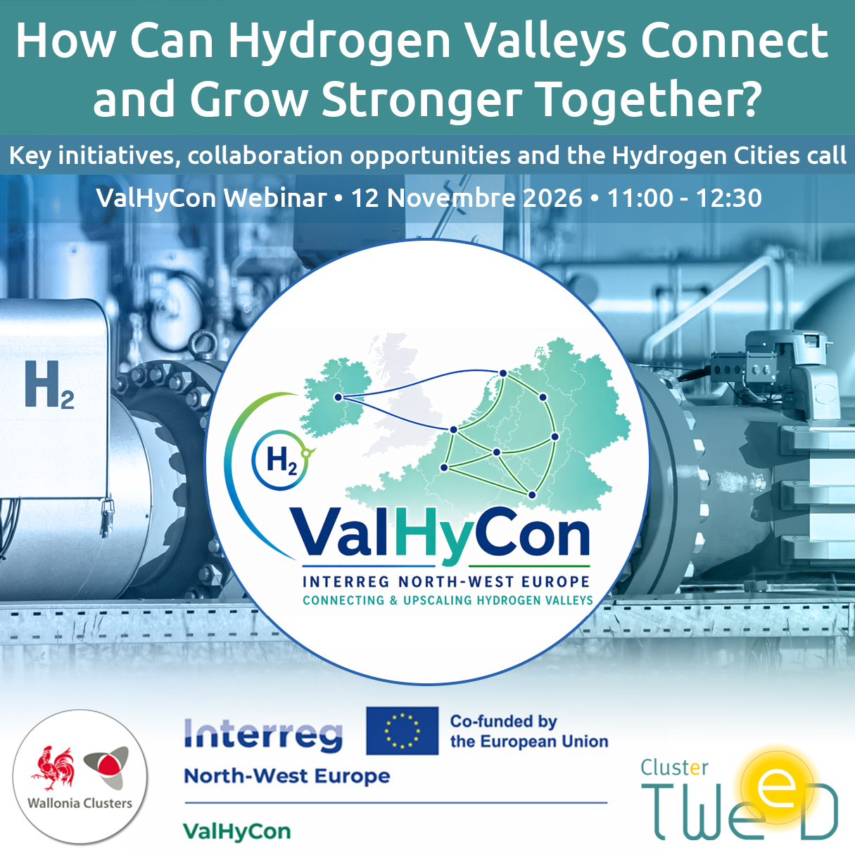 Affiche How Can Hydrogen Valleys Connect and Grow Stronger Together? • 12 novembre 2026