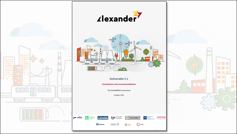 Projet ALEXANDER : publication de la roadmap final