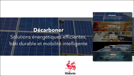 Ill. La Wallonie choisit un Domaine d'Innovation Stratégique (DIS) consacré à la décarbonation, avec l'énergie en tant que pilier stratégique, dans le cadre de la nouvelle Stratégie Recherche – Innovation – Économie 2027-2034