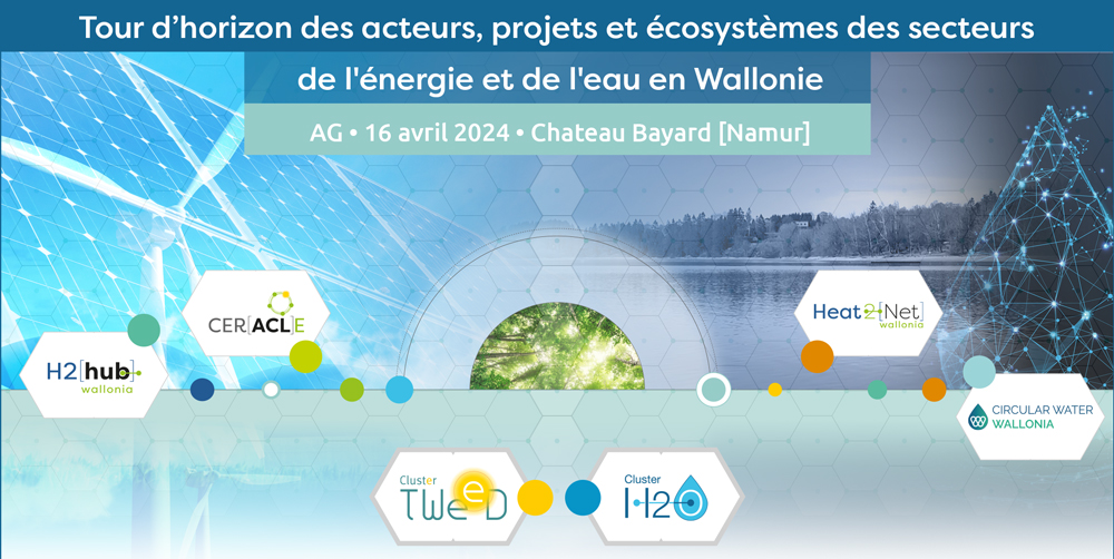 Feedback : AG TWEED-H2O : Tour d’horizon des acteurs, projets et écosystèmes des secteurs de l'énergie et de l'eau en Wallonie - 16 avril 2024